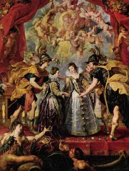 Peter Paul Rubens Austausch der Prinzessinnen Spain oil painting art